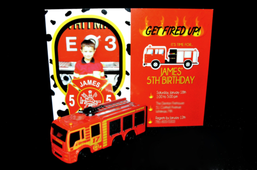 Fire Truck 5th Birthday