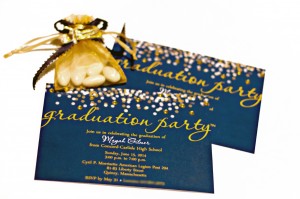 Navy Gold Graduation Party